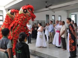 The White Rajah becomes real during visit to St Joseph’s Private School
