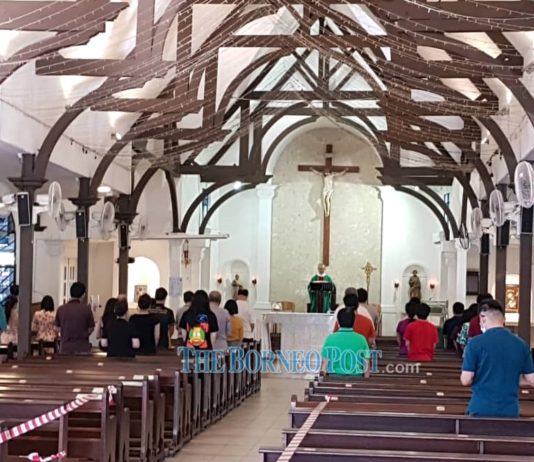St Peter’s Padungan reopens for masses