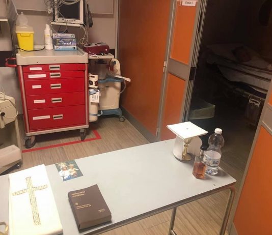 Bedside care: Rome priest chronicles ministering while sick with COVID-19