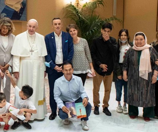 Pope Francis meets Afghan Christian whose parents were killed by the Taliban