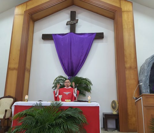 Chapel of Mother Mary celebrates Palm Sunday Mass