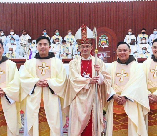 Proud moment for four Sabahan Friars called to the priesthood