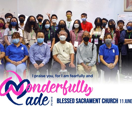Sunday School students learn the meaning of “Wonderfully Made”