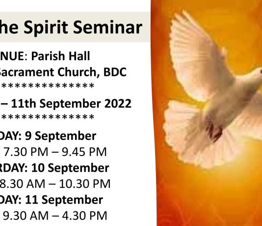 Life in the Spirit Seminar for continual spiritual growth