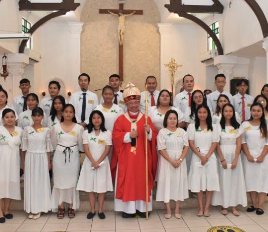 Penerima Sakramen Penguatan diingatkan bahawa mereka sudah menjadi milik Yesus semenjak menerima Sakramen Pembaptisan