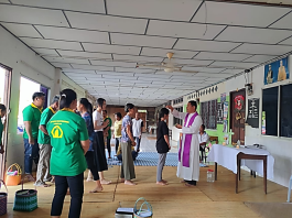 Misa Kudus Hari Rabu Abu di Sri Aman