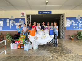 聖亞纳堂教友探訪平安之家 送來日常必需品