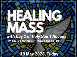 Mass to pray for Healing