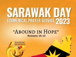 Sarawak Day Ecumenical Prayer Service on 20th July 2023