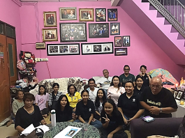 Program bulan rosari bersama umat rumah panjang