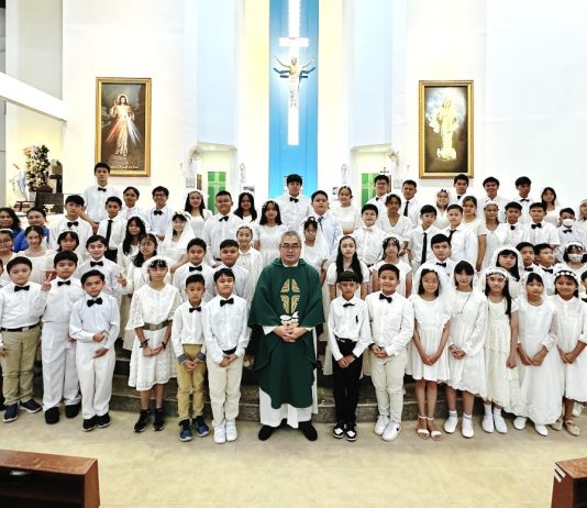 First Holy Communion students told the importance of Confession, Sunday Mass and Holy Communion