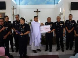 IPD Sri Aman adakan upacara sembahyang di Mount Hosanna sempena Hari Polis