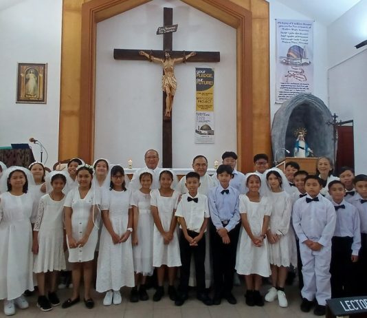 26 children celebrate First Holy Communion at Chapel of Mother Mary