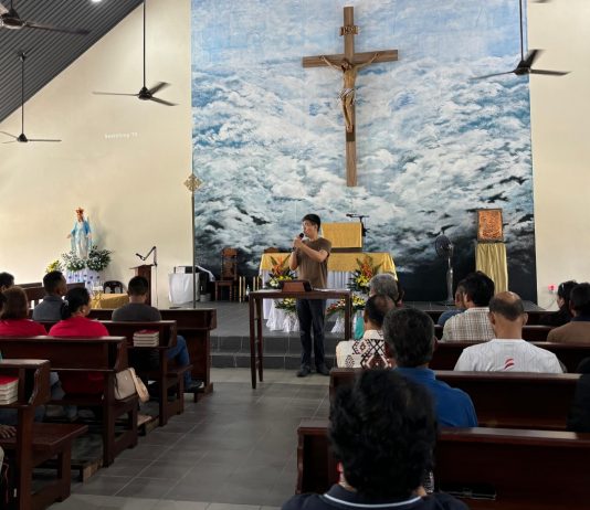Rekoleksi Pemimpin Umat di Paroki Holy Spirit Lundu