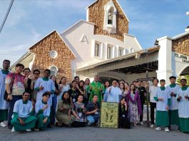 Pengukuhan pelayanan belia di Gereja St John Marie Vianney, Tampin
