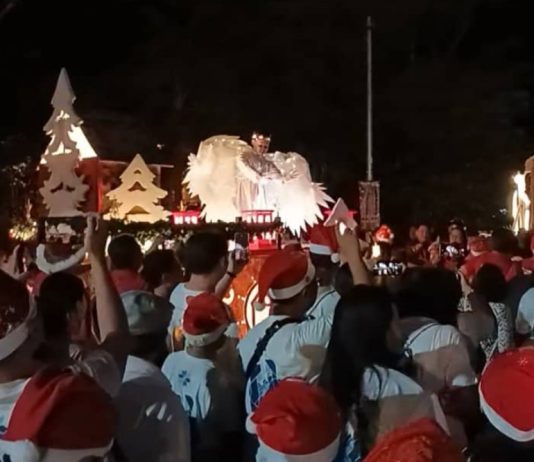 Over 40,000 gather for 15th Miri City Christmas Parade