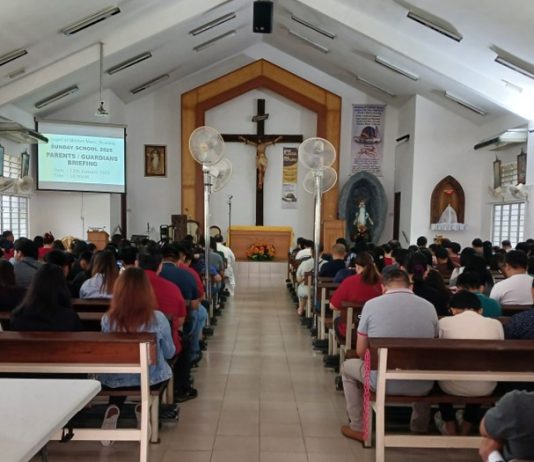 Sunday School Parents and Guardians Attend Briefing