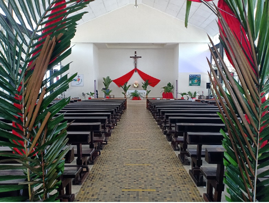 As we adorn Our Lady Queen of Peace (OLQP), Sri Aman, with palm fronds this Holy Week, the entrance and sanctuary transform into living reminders of Jerusalem’s welcome: "Blessed is He who comes in the name of the Lord!" (Mark 11:9).