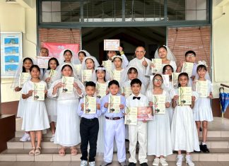 20 receive First Holy Communion