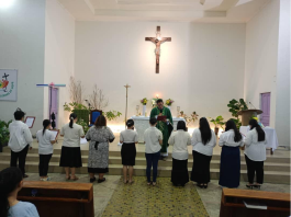 Pelancaran Bulan Kateketikal, Upacara Pengutusan dan Ikrar Komitmen di Paroki Simanggang