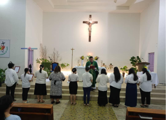 Pelancaran Bulan Kateketikal, Upacara Pengutusan dan Ikrar Komitmen di Paroki Simanggang