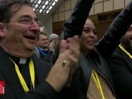 Pope Leo dialogues with Synod teams and participants