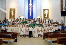 78 Sunday School students attend First Holy Communion Mass