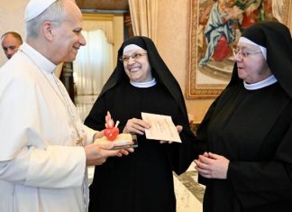 Pope to cloistered Augustinians: True joy lies in communion with Christ
