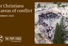 Pope’s December prayer intention: ‘For Christians in areas of conflict’