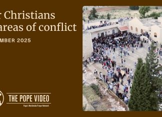 Pope’s December prayer intention: ‘For Christians in areas of conflict’