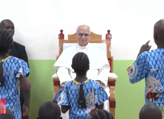 Pope at orphanage in Cameroon: No one is ever forgotten