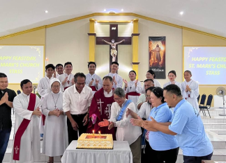 Sambutan Ulang Tahunke-67 Gereja Katolik St Mark Stass, Bau