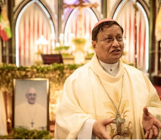Myanmar cardinal urges leaders to end violence, pursue dialogue