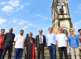 Penang Diocese begins second phase of conservation of historic pagar tras church