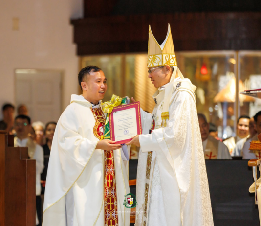 Kuching Archdiocese welcomes Gift of new Priest